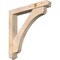 Ekena Millwork Legacy Arts and Crafts Smooth Bracket w/ Offset Brace, Douglas Fir, 5 1/2"W x 36"D x 36"H BKT0604X36X36LEC03SDF - alternate 1